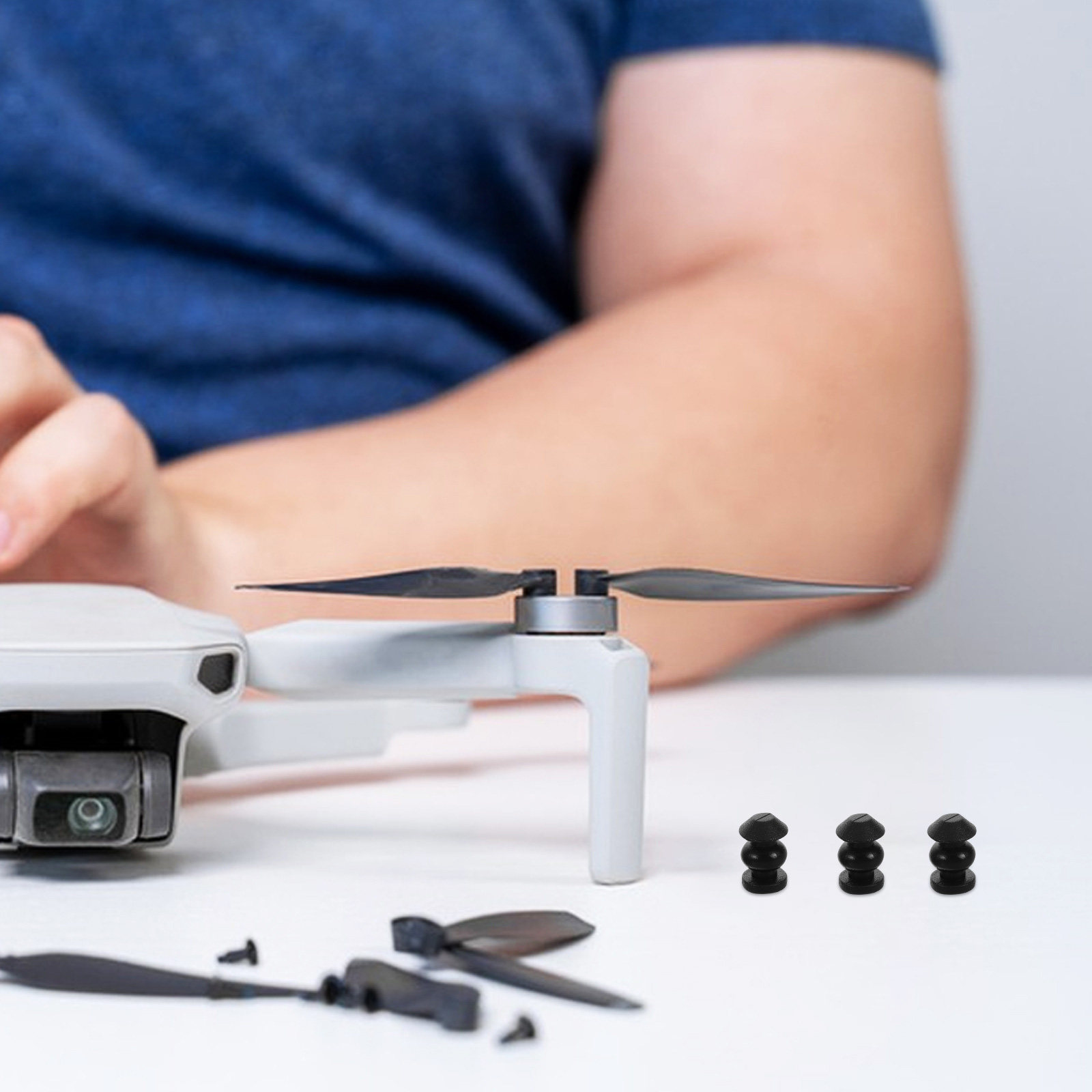 10Pcs Drone Gimbal Shock Absor - огляд і ціна Drone Gimbal Dampener