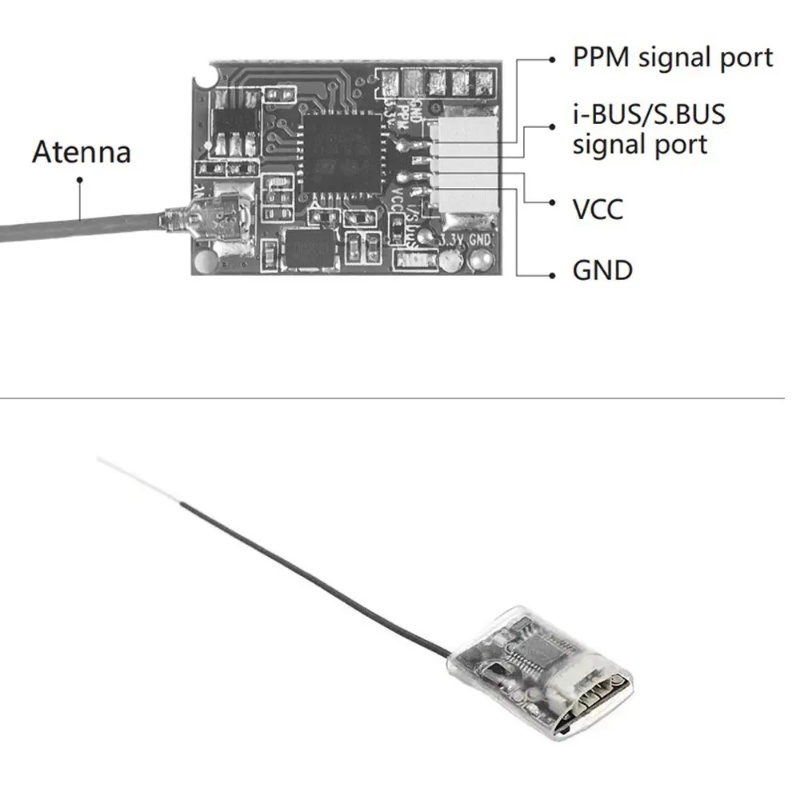 Flysky FS-8A 8CH 18CH Mini Rec - огляд і ціна Drone Gimbal Controller