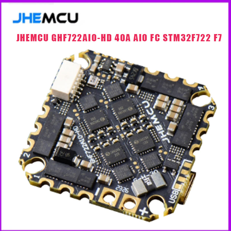 JHEMCU GHF722AIO-HD 40A AIO FC - огляд і ціна Betaflight Fc F7