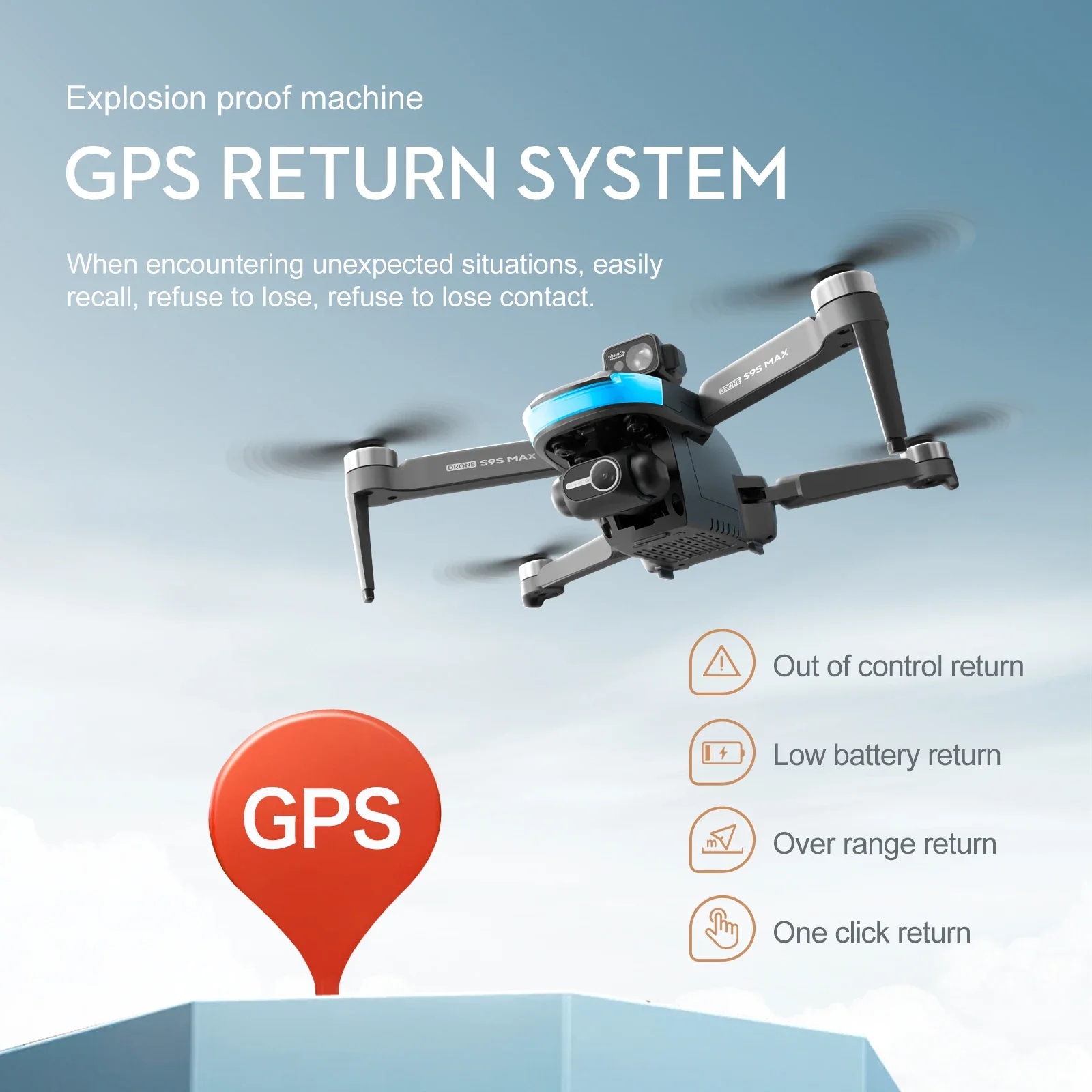 NEW S9S MAX MINI Drone 4K 2-Ax - огляд і ціна Drone Gimbal Case