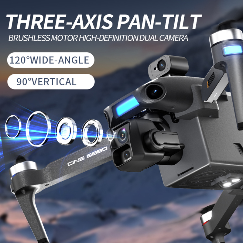 2026 New 8K Dual Camera Drone  - огляд і ціна Drone Gimbal Mount