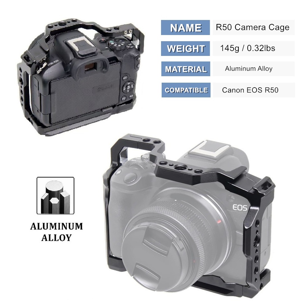 R50 Camera Cage for Canon EOS  - огляд і ціна Canon Camera Eos R50