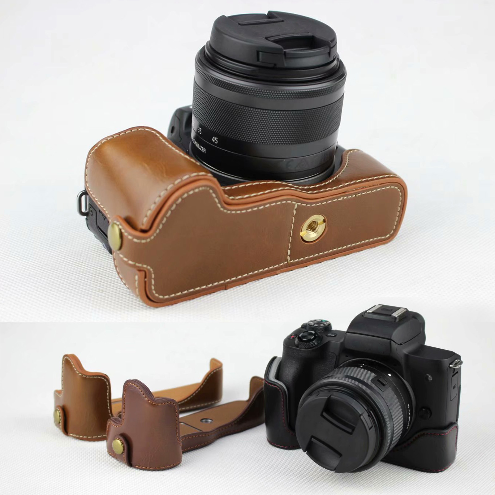 Leather Protect Half Case Grip - огляд і ціна Canon Camera Eos M50 Mark Ii